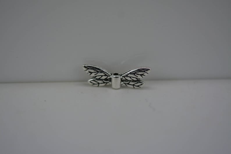 22mm Dragonfly Wings Double Sided Dragonfly Wings Damsel Fly Wings 10 Dragonfly Wing Spacer Beads