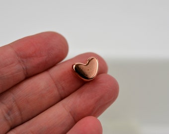 Acrylic Heart Beads: Lightweight Spacer Beads, Package of 20