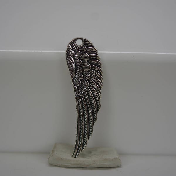 Angel Wing Pendant, Double Sided Angel Wing Pendant, Angel Wing, Angel Wing Charm, Single Angel Wing Pendant, Set of 2 Angel Wing Pendants