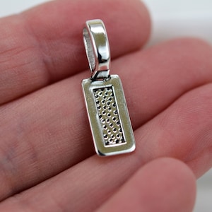 Glue On Bails for Pendants: Large Hole Zinc Alloy (Set of 5)