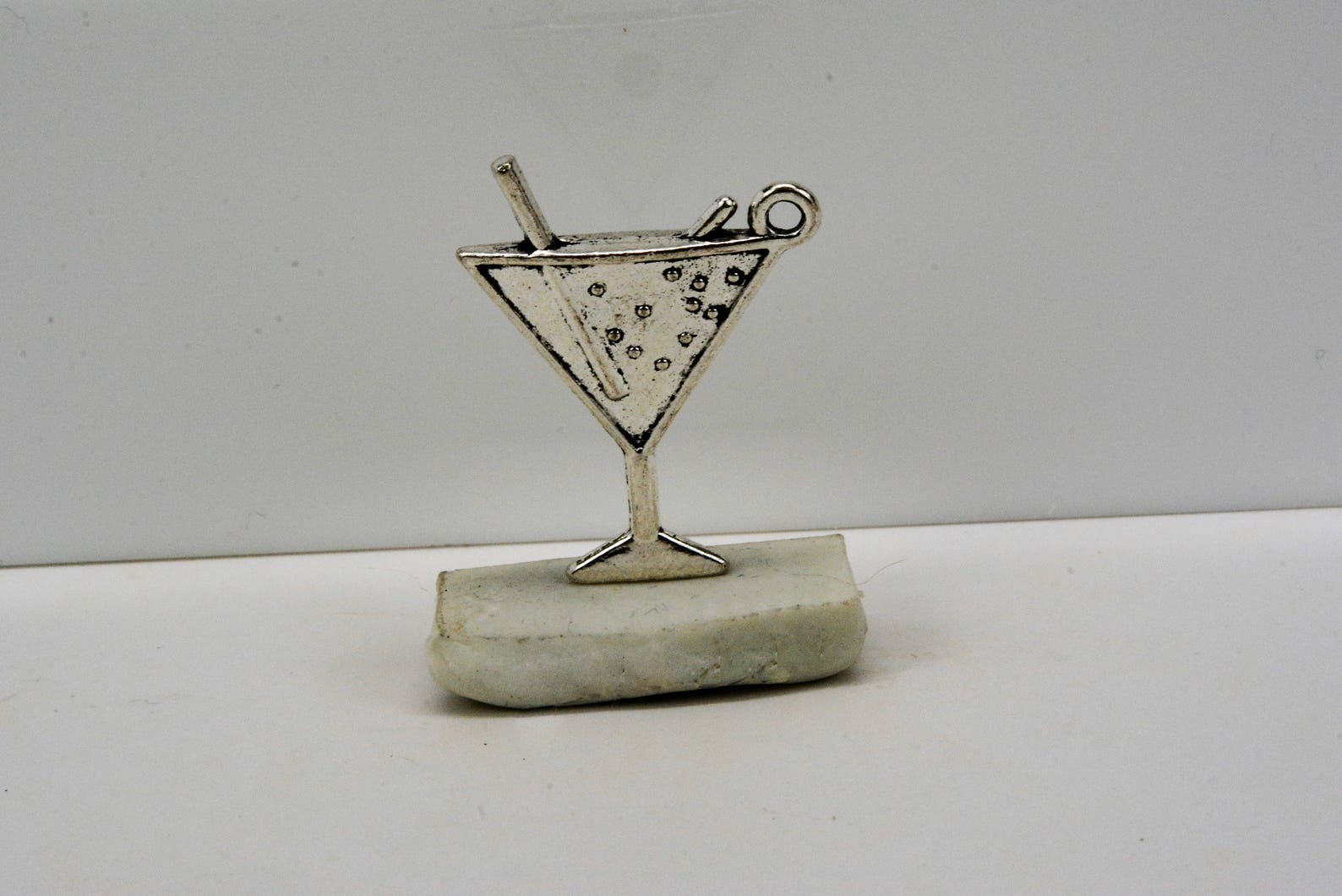 Martini Glass Charm Martini Pendant Cocktail Charm Large Etsy