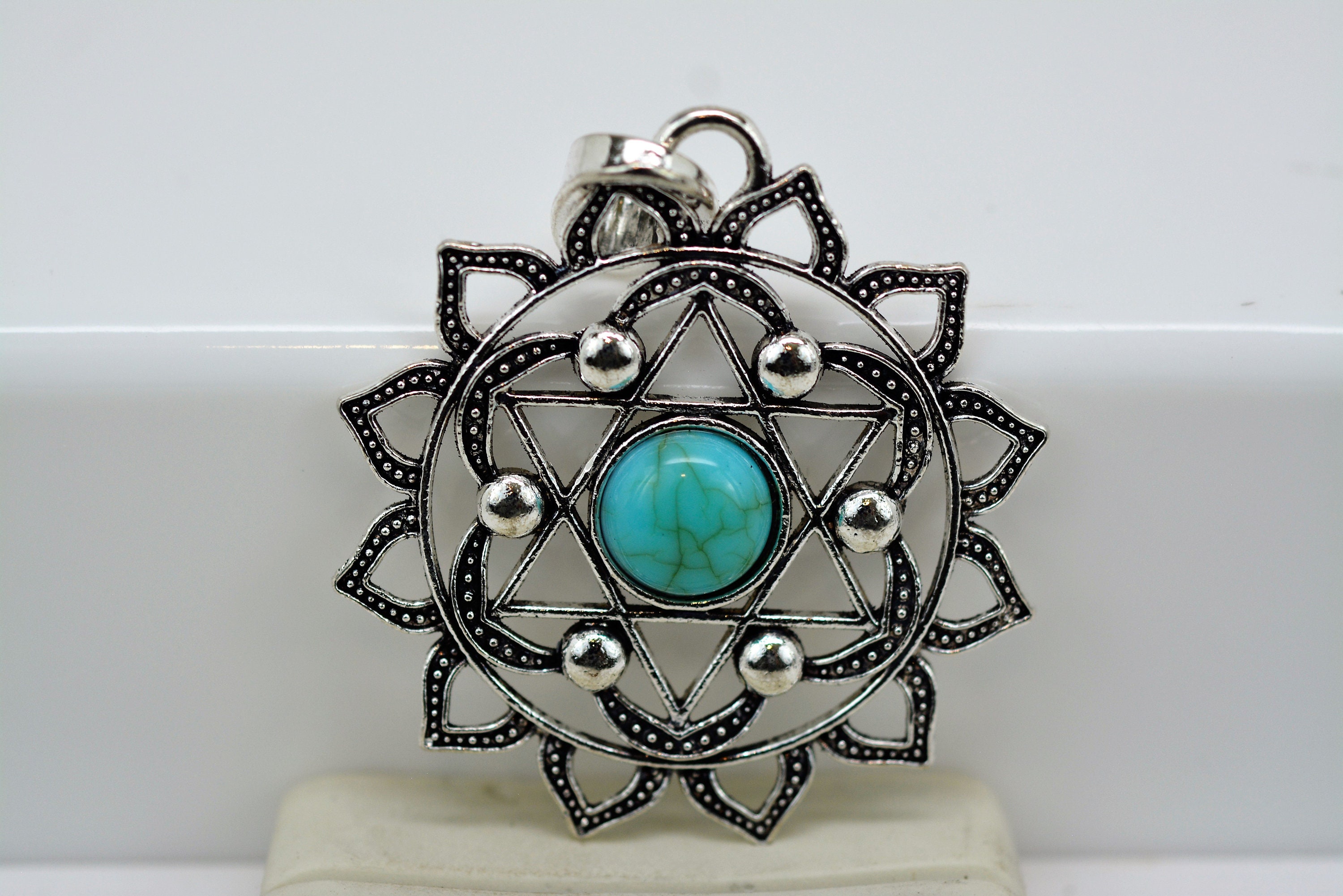 Colgante de yoga solar, colgante de yoga curativo, colgante de yoga, colgante de yoga hueco del sol