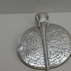Boho Pendant, Large Pendant, Large Round Pendant, Ethnic Pendant