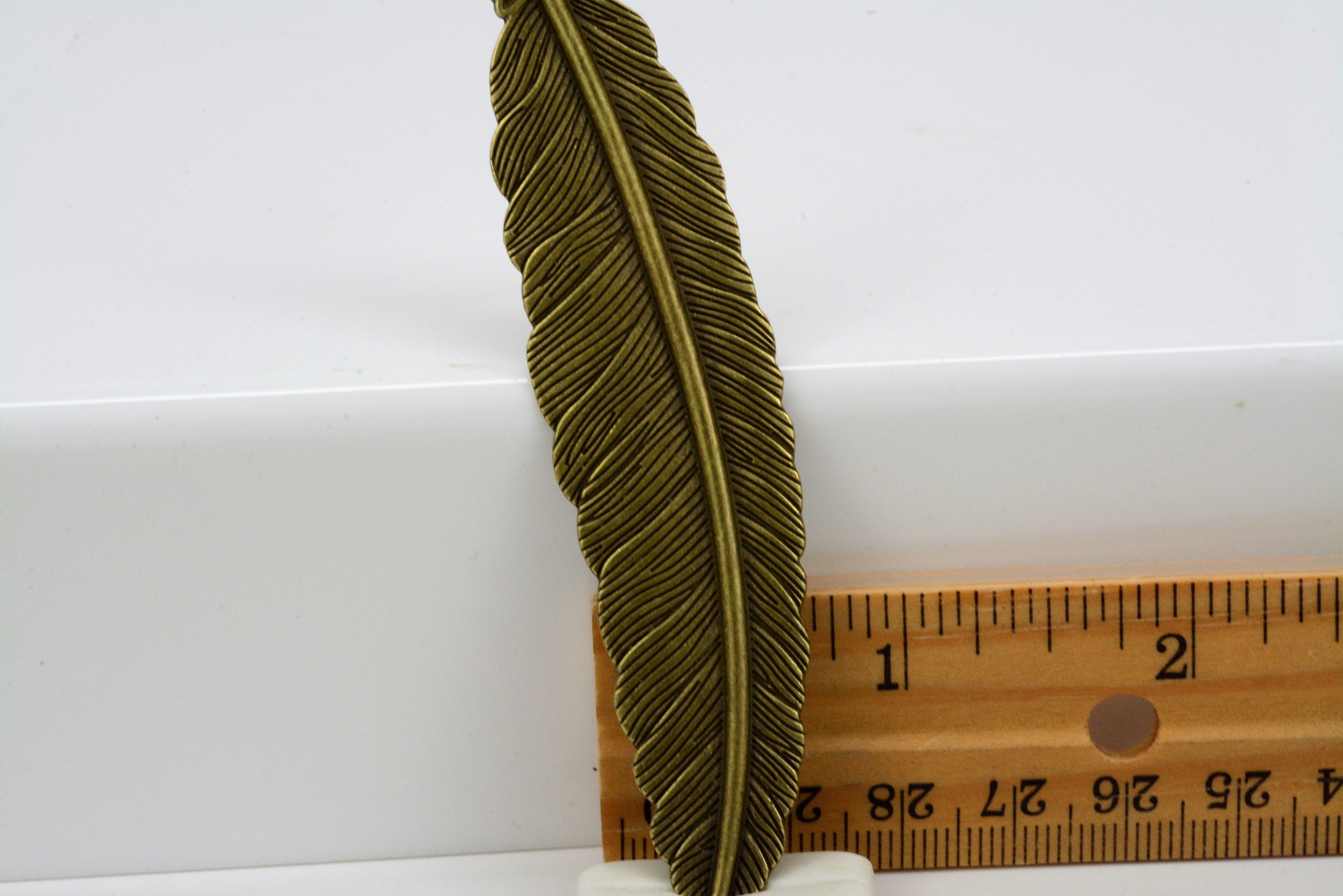 Feather Pendant Big | manon jewelry
