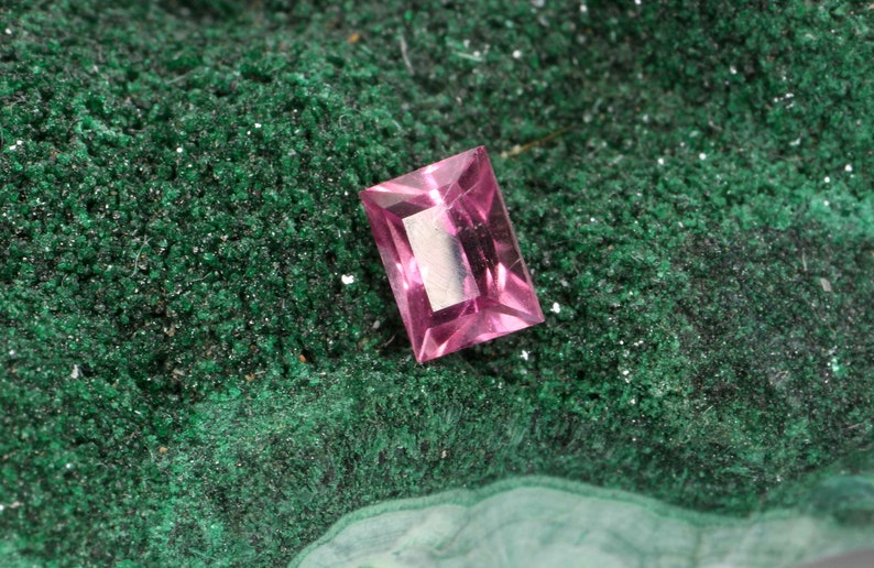 Mozambique 0.20ct Princess Cut Pink Tourmaline