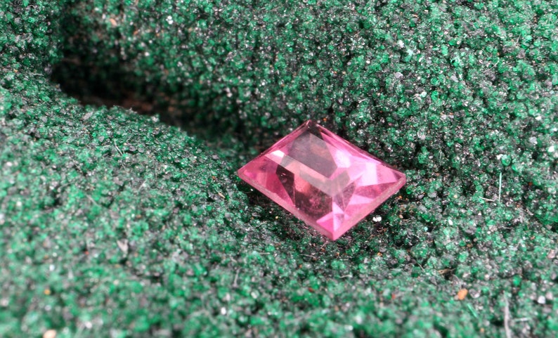 Mozambique 0.20ct Princess Cut Pink Tourmaline