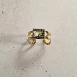 Rhys - Handmade Statement Ring | Adjustable Resin Ring, Chunky Bold Abstract Ring, Cocktail Ring, Statement Ring for Women, Gift for Her