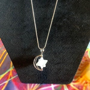 Merkaba Crystal Spinner Pendant Necklace