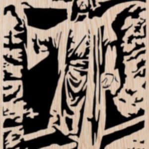 Resurrection - Scroll Saw Pattern - Stencil - Template