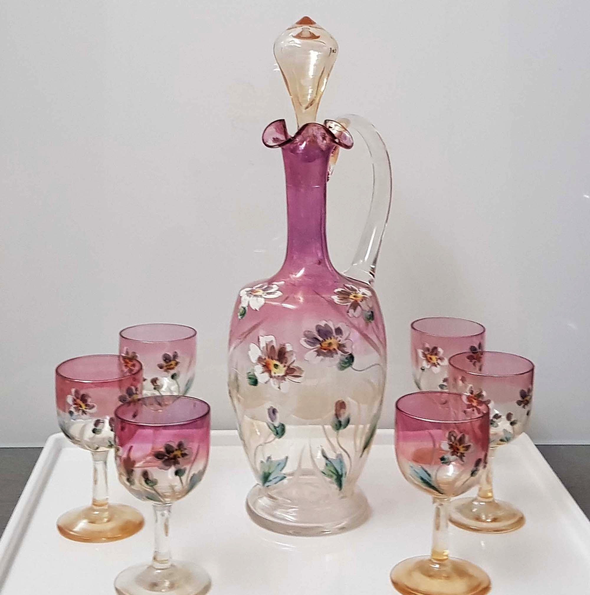 Service à Porto Émaillé de Legras, Fin 19 Éme