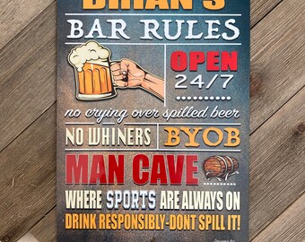 I am not as think as you drunk METAL SIGN funny beer drinking vintage bar decor