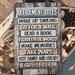 Retirement Rules - Metal Sign - Home Decor - Retirement Gift - Hanging Wall Decor - Indoor/Outdoor Sign 