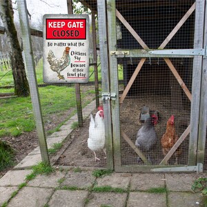 Chicken Accessories Chicken Coop Signs - 8X12 The Breakfast Club Aluminium Metal Tin Funny Outdoor Garden Farm Signs Coops Decorations I Chicken Gifts Coop Farmhouse Decor Hen House