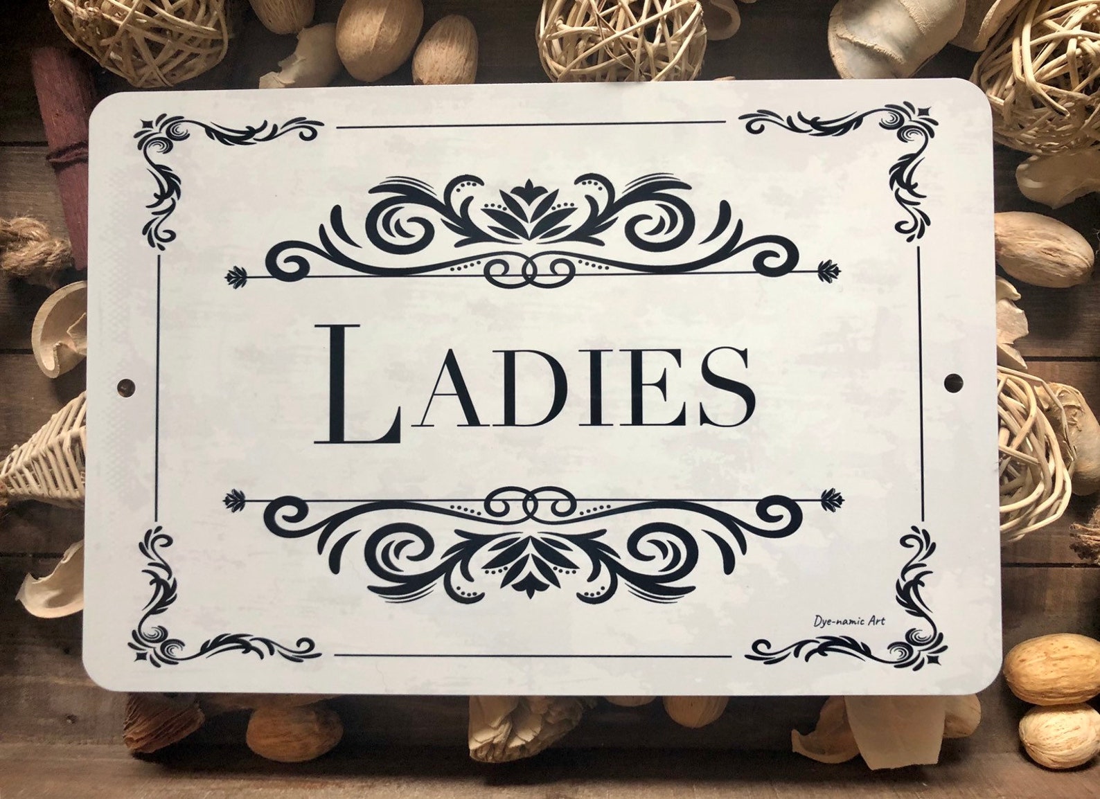 Ladies Room Sign Wedding Sign Restaurant Sign 12x8 Sign | Etsy