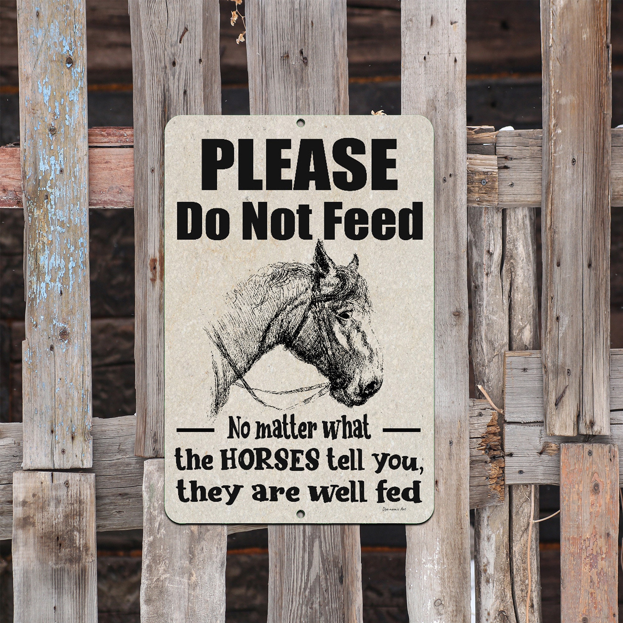 Please Do Not Feed the Horses Horse Humor Metal Sign Warning Sign Funny  Horse Barn Decoration for Ranch - Etsy
