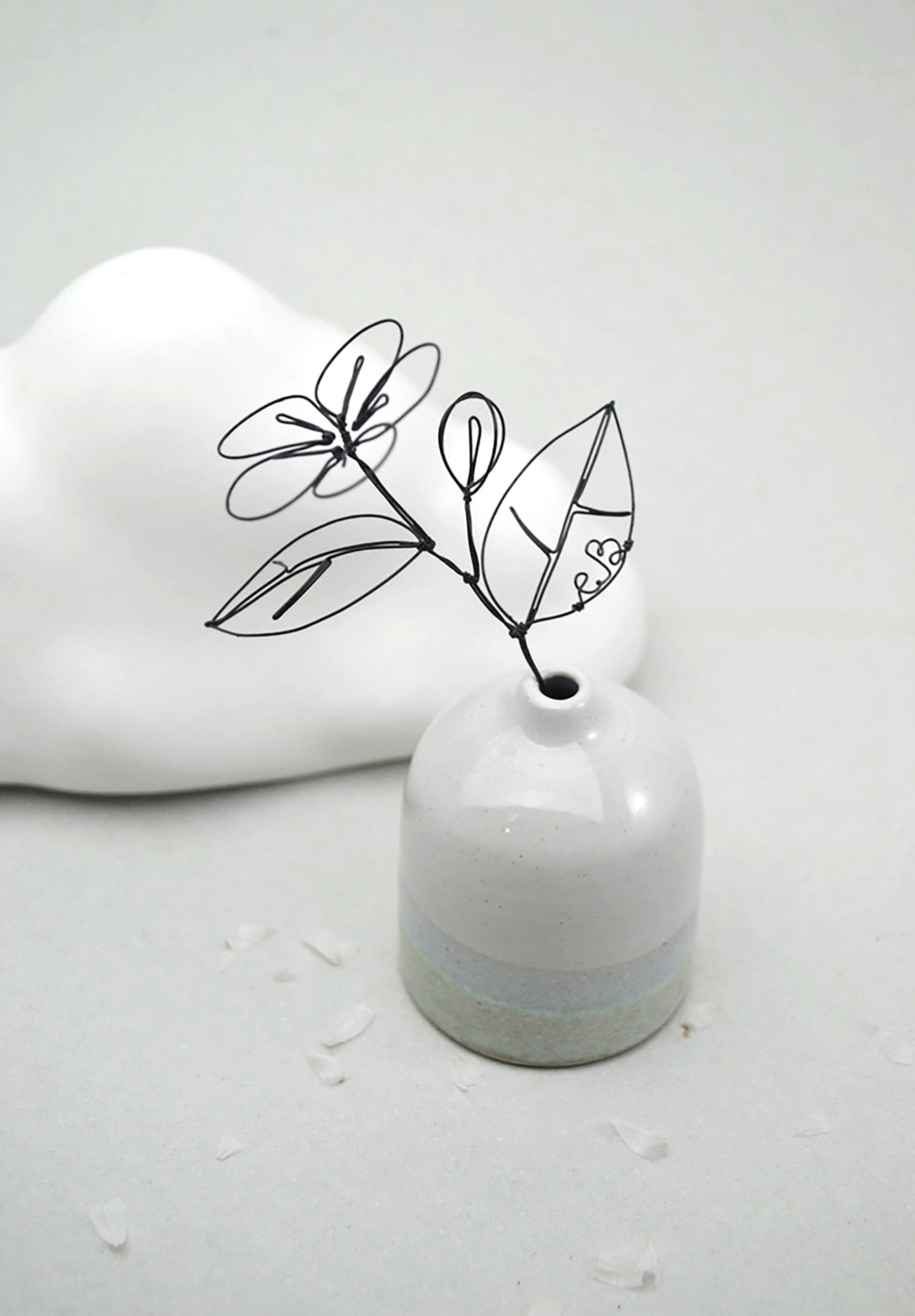Vase en métal doré Pixie Woood - 34cm | Maison en Vogue