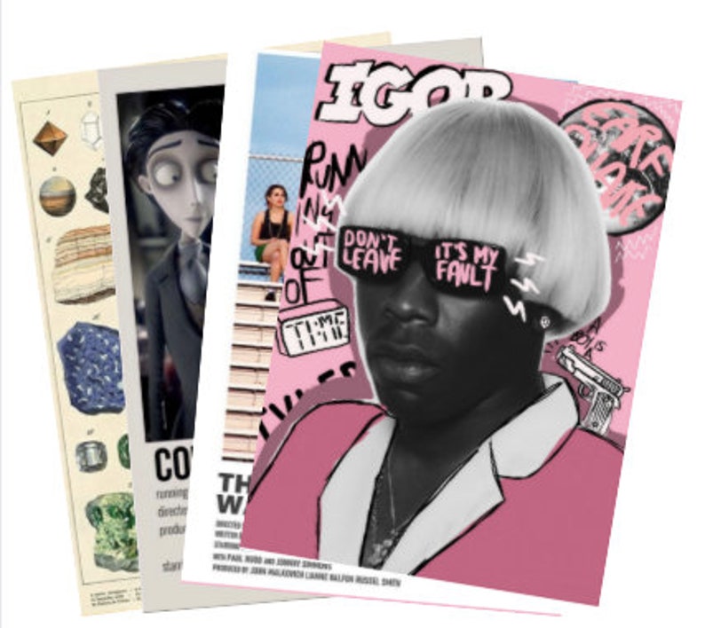 Indie Poster Pack 10 Indie Posters Digital Set Etsy