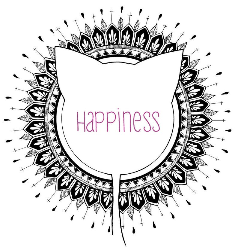 Mandala Happiness Mandala A Imprimer Imprimable Chat Cat Etsy Mandala Happiness Mandala A Imprimer Imprimable Chat Cat Etsy