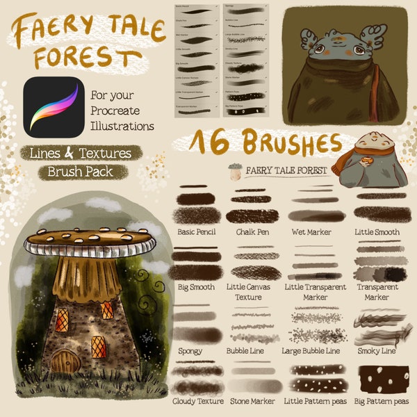 Telechargement Faery Tale Forest Brushes Set