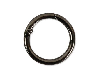 4 Inch Round Carabiner Clasp, 5-pack Carabiner Lock Connector, Purse Shoulder Bag Chain Rings Clip Replacement
