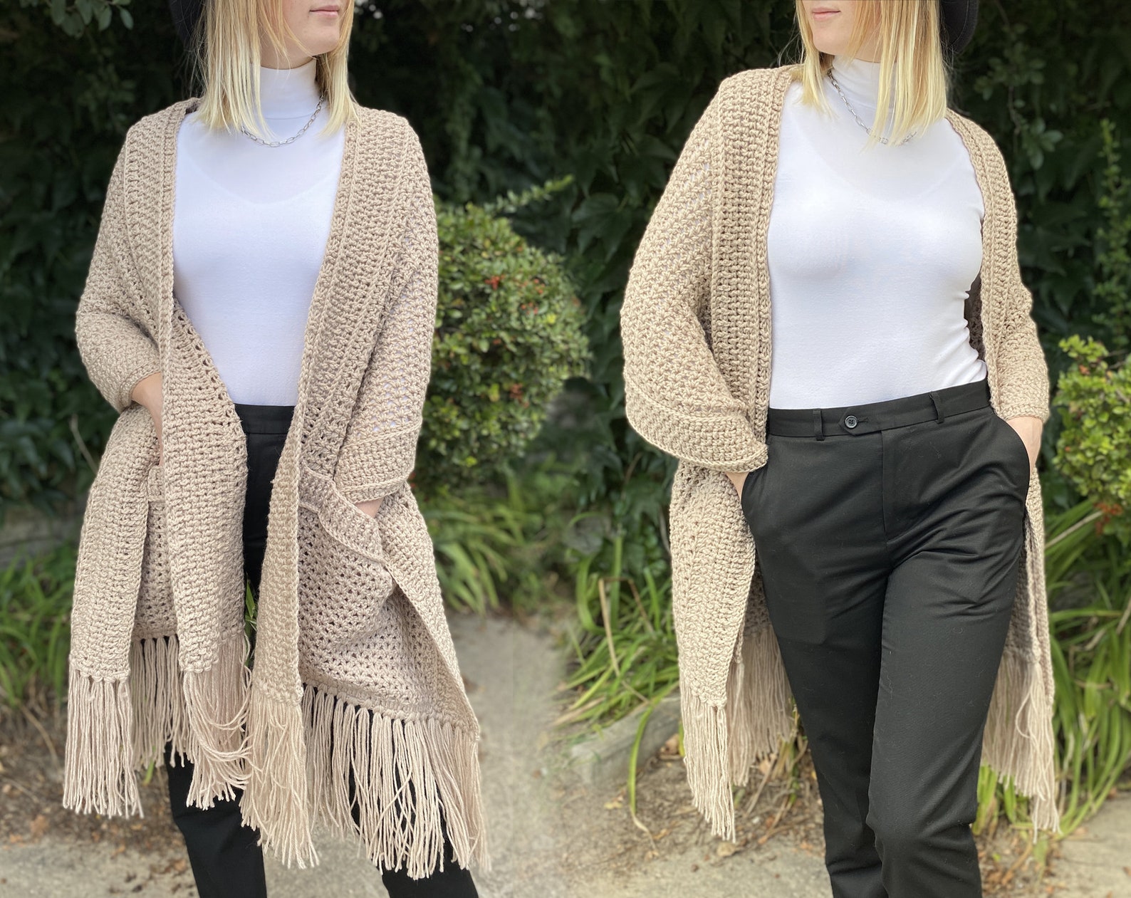 Easy Crochet Shawl PATTERN Crochet Wrap PDF Pattern Women - Etsy