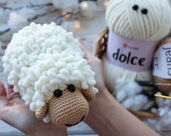 Little SHEEP Crochet Pattern, Plushies Sheep, Amigurumi Sheep, Lamb Pattern, Eanglish PDF Pattern, Stuffed Animal, Instant Digital Download