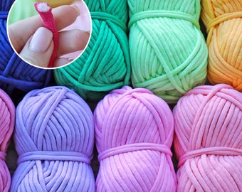 YarnArt Cord Yarn, Stretchy T-Shirt Yarn for Crochet & Home Decor
