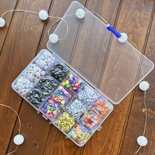 The Fab Frugal Kit Per Creare Braccialetti Dell'amicizia: Perline, Ciondoli E Corde