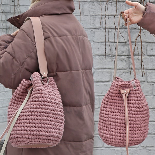 SAC AU CROCHET FACILE Motif. Sac seau. Le sac Frankie. Modèle de sac à main au crochet. Modèle de sac fourre-tout. Modèle bohème au crochet. Sac à main en crochet Pdf