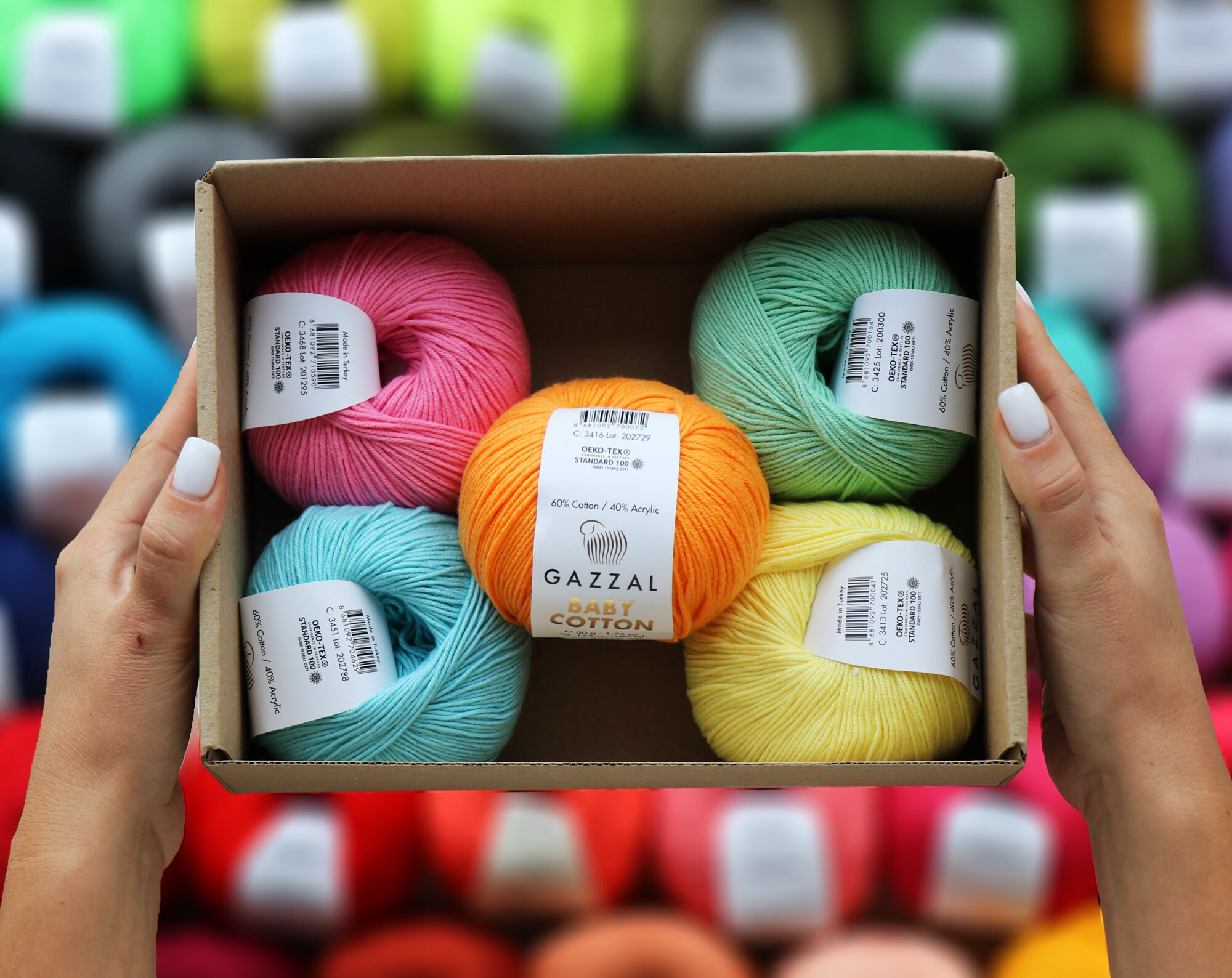 20Pcs Multicolor Milk Cotton Yarn For Crocheting - Super Soft Skin-Friendly Yarn Set For Baby Hats, Garments, Knitting Projects - View #10
