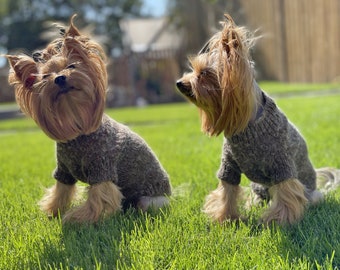 Knitting Pattern DOG SWEATER. Yorkie PDF Sweater Pattern, Pet Costume Pattern for Puppies, Small, Medium dogs. Instant download