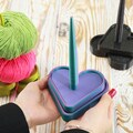 Heart Yarn Holder, Whirling Crochet Accessories, Gift For Knitters, 3.3 x 5 in product logo