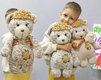 Amigurumi Teddy Bear Crochet Pattern, Easy DIY Toy (PDF Pattern)