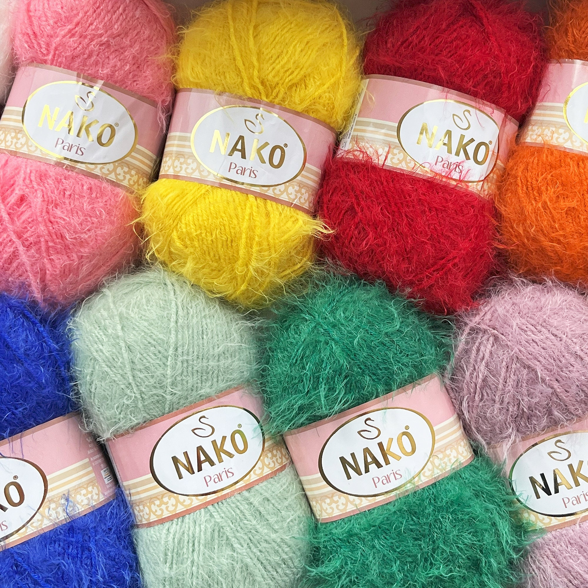 Lot De 8 Pelotes De Laine Berger Du Nord – Vert Kelly 9189 – 100g Chacune – 85% Laine 15% Mohair – Vintage