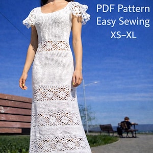 chinese dress ladies Crochet Mermaid Dress