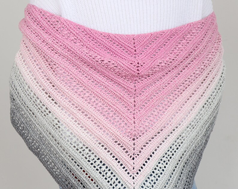 Easy Crochet Boho Shawl Pattern, Triangle Scarf PDF Pattern - Etsy