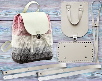 Kit in pelle per zaino Set per zaino all'uncinetto