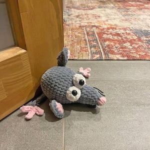 Crochet DOOR STOP, Rat Door Stop, Crochet Rat, Door Stopper PDF Pattern, Easy Crochet Pattern image 6