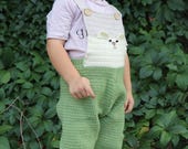 Crochet Pattern BABY ROMPER, Cute Baby Overall Pattern, Jumpsuit Pattern, Baby Shower Gift, Cute Overall Jumpsuit PDF, Handmade Baby Suit