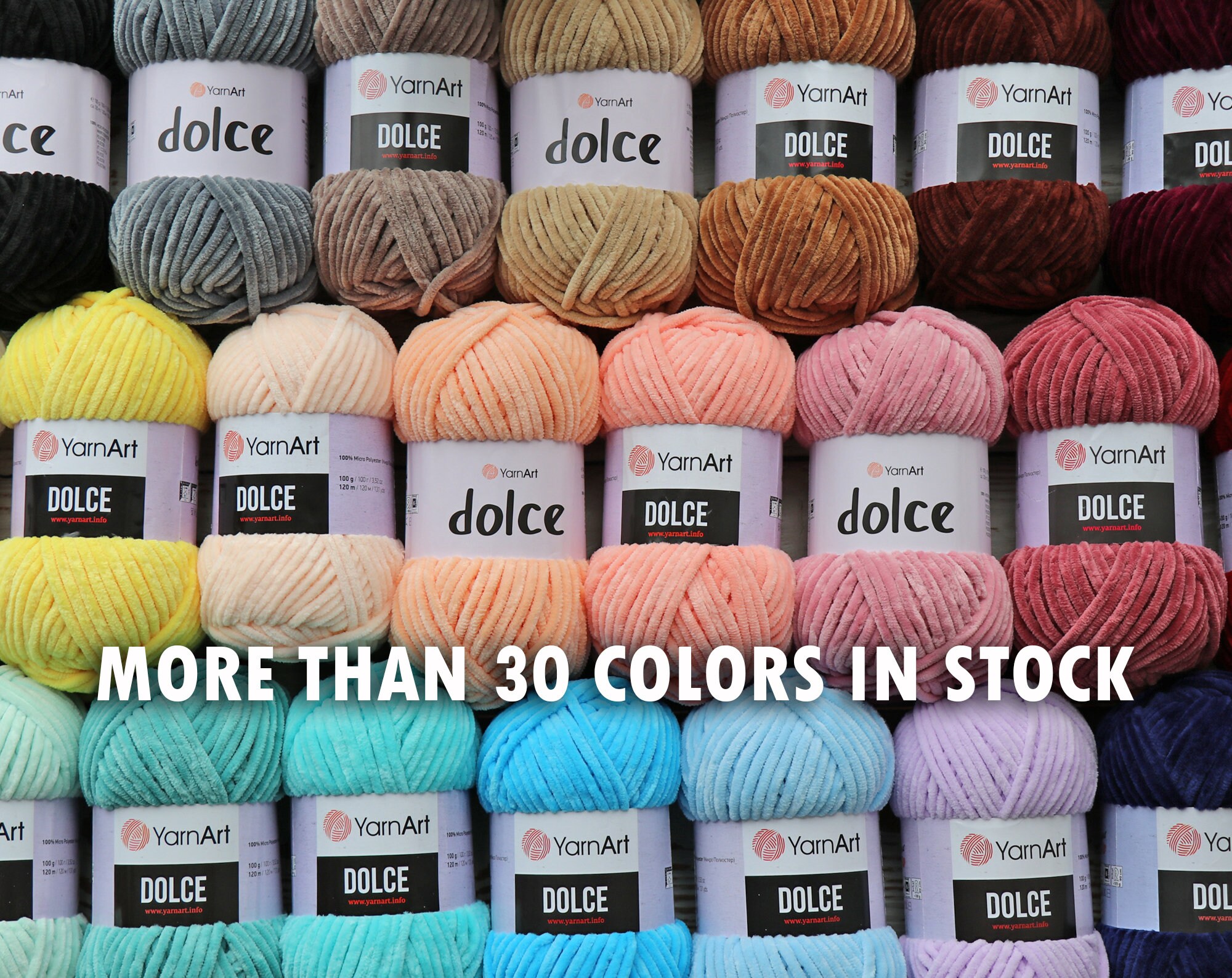 Bulky CHENILLE YARN. Chunky Blanket Yarn. Yarnart Dolce Yarn. Etsy