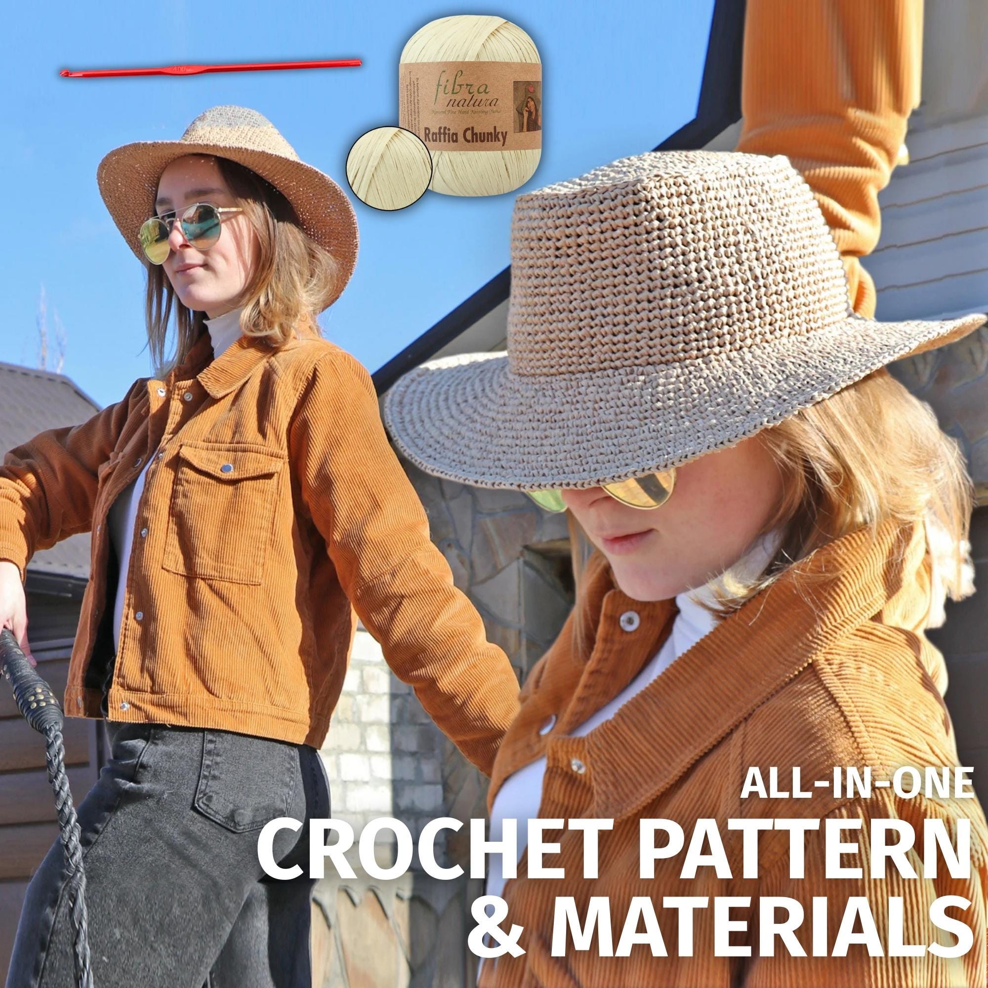 6171 Raffia Straw Cowboy Hat,women Men Crocheted Summer Hats,western Amazon.com: XTYPE Crochet Cowboy Straw Hat Women Men Casual  main image 4