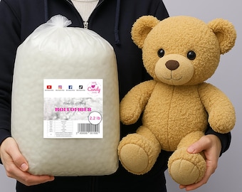 Premium Hypoallergenic Hollofiber Stuffing – Ideal for Amigurumi, Pillows, Plush Toys – 3.5 oz to 11 lbs