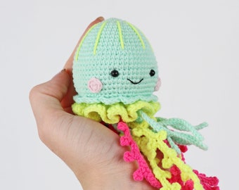 Crochet Jellyfish Pattern, Amigurumi Sea Creature PDF Pattern
