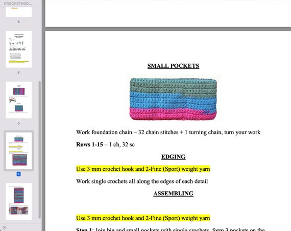 SUPER EASY Crochet Hook CASE Pattern, Pdf Hook Organizer Diy, Needlework  Case Pattern, Crochet Hooks Holder Pattern, Instant Download -  Sweden