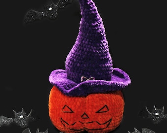 Wzór na szydełkową dynię na Halloween, łatwy wzór na zabawkę DIY w formacie PDF