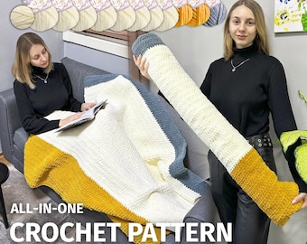 Cigarette Blanket- as Seen on Facebook- PDF PATTERN ONLY- Crochet