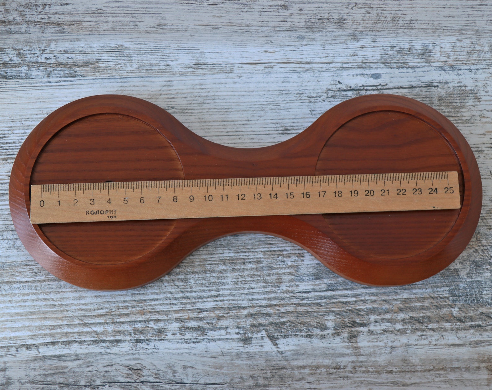 Yarn Ball Wooden Holder. Double Yarn Holder. Wooden Holder for Etsy