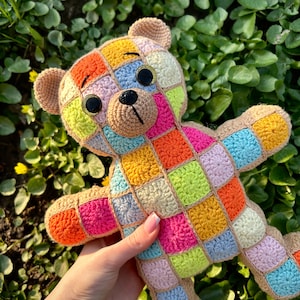 Amigurumi Teddy Bear Virkmönster, Motiv Plysch PDF-mönster