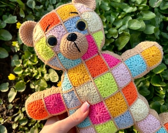 Patrón Amigurumi Osito Crochet, Motivo Peluche Patrón PDF