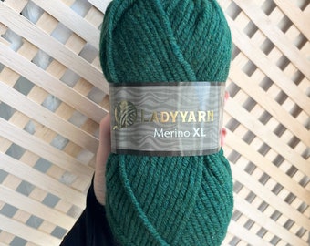Lady Yarn Chunky Wool Blend Yarn, Super Bulky Knitting & Crochet